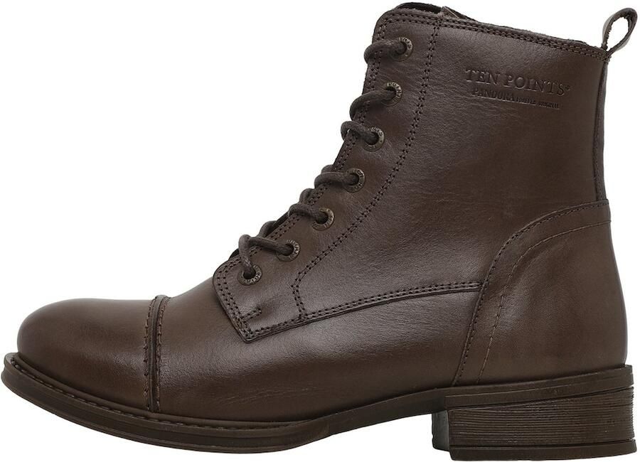 Ten Points Pandora Lace & Zip Boots Hoge schoenen bruin - Foto 4