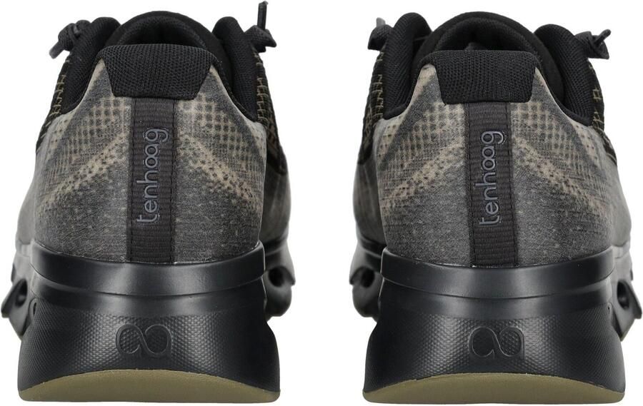 Tenhaag Sneakers laag beige donkergrijs kaki zwart - Foto 3