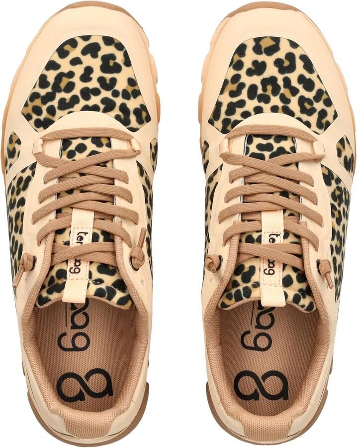 Tenhaag Sneakers laag beige sand zwart - Foto 2