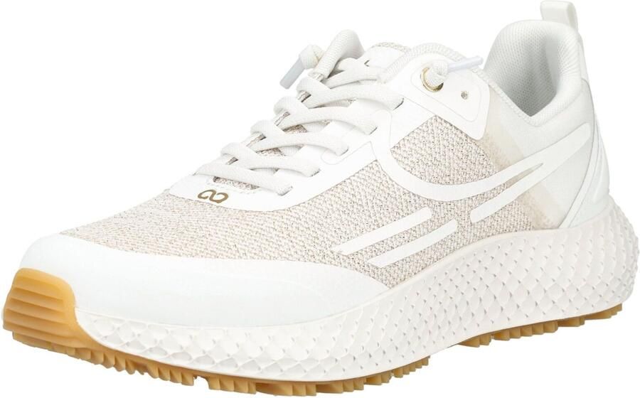 Tenhaag Sneakers laag beige wit