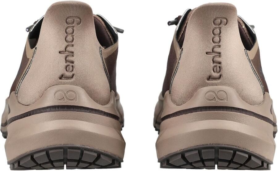 Tenhaag Sneakers laag chocoladebruin grijs - Foto 4