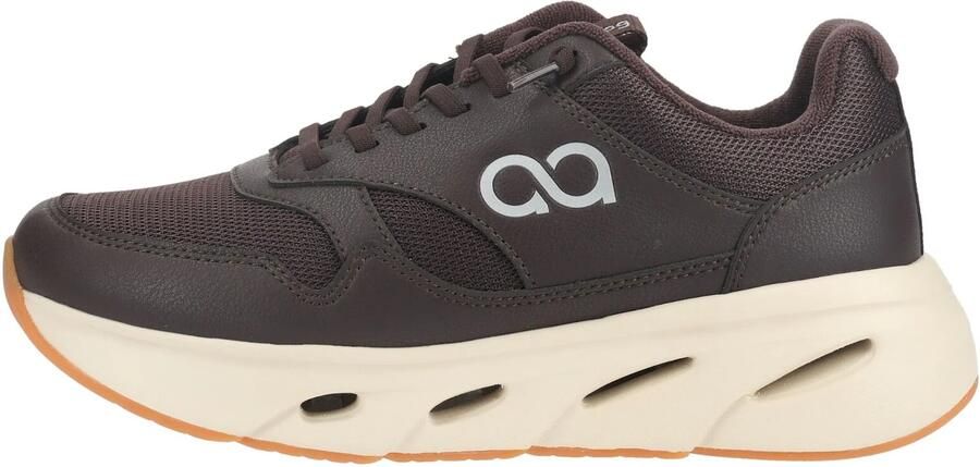 Tenhaag Sneakers laag chocoladebruin wit - Foto 6