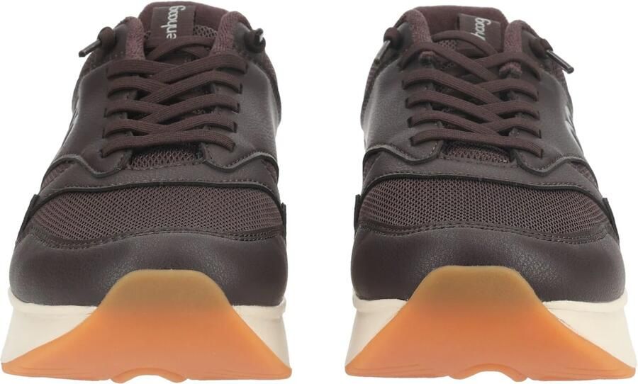 Tenhaag Sneakers laag chocoladebruin wit - Foto 4