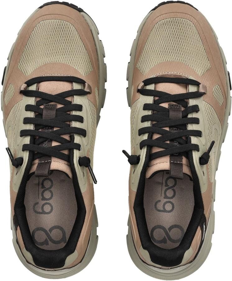 Tenhaag Sneakers laag donkerbeige olijfgroen - Foto 4