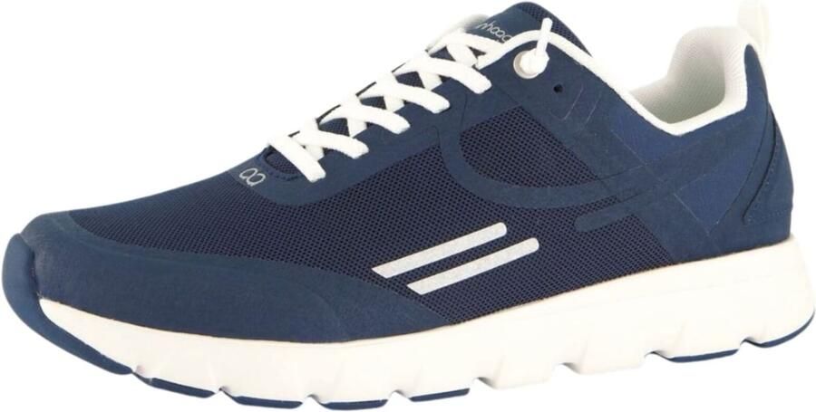 Tenhaag Sneakers laag donkerblauw wit