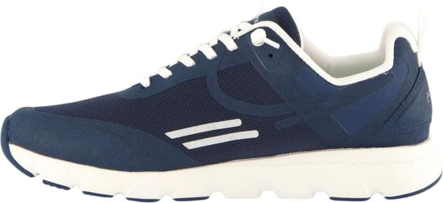Tenhaag Sneakers laag donkerblauw wit - Foto 2
