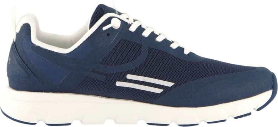 Tenhaag Sneakers laag donkerblauw wit - Foto 3