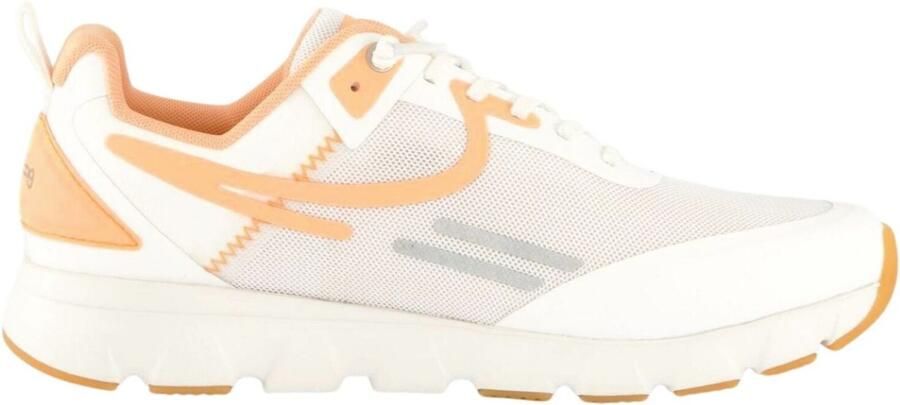 Tenhaag Sneakers laag lichtoranje wit - Foto 3