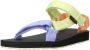 Teva Original Universal sandalen lila geel oranje Meisjes Textiel Meerkleurig 33 34 - Thumbnail 4