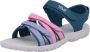 Teva Schoolkind sandalen blauw oranje roze Meisjes Polyester Meerkleurig 29 30 - Thumbnail 4