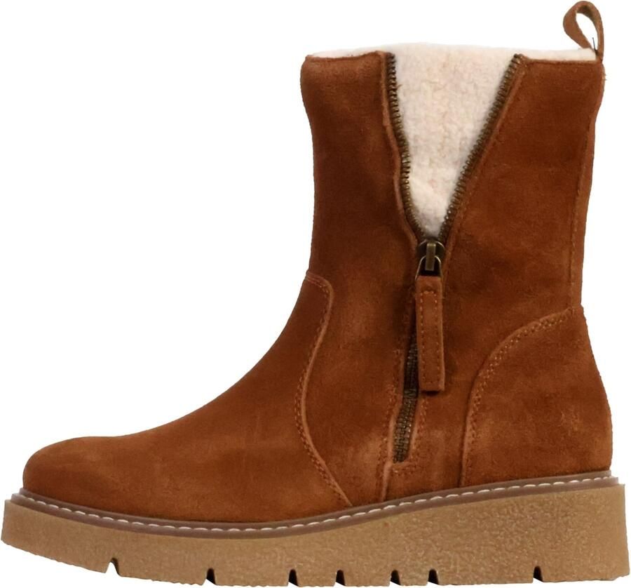 The Divine Factory Enkellaarsje 'Alénoa-Lederstiefeletten' camel - Foto 4