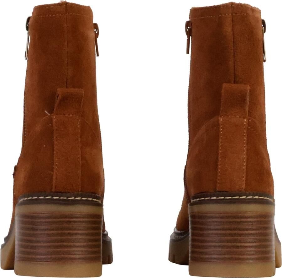 The Divine Factory Enkellaarsje 'Alénoa-Lederstiefeletten' taupe - Foto 2