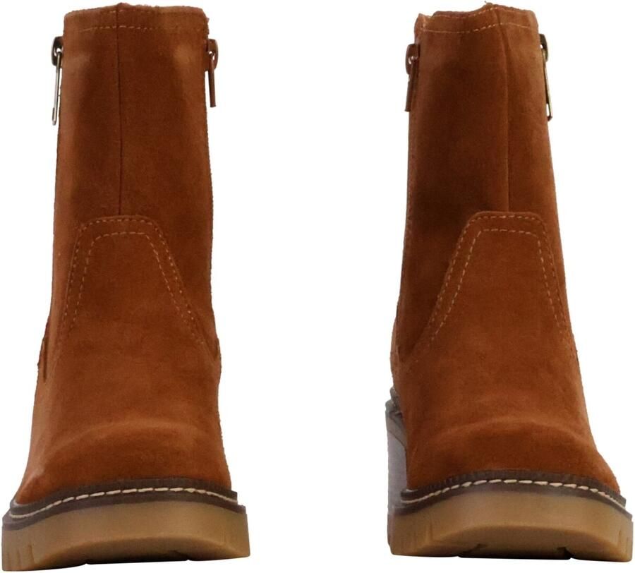 The Divine Factory Enkellaarsje 'Alénoa-Lederstiefeletten' taupe - Foto 3