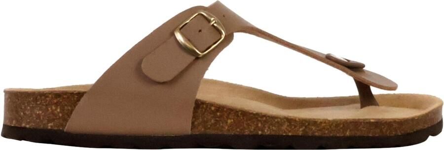 The Divine Factory Muiltjes 'Leder-Pantoletten „Joy“' bruin - Foto 7