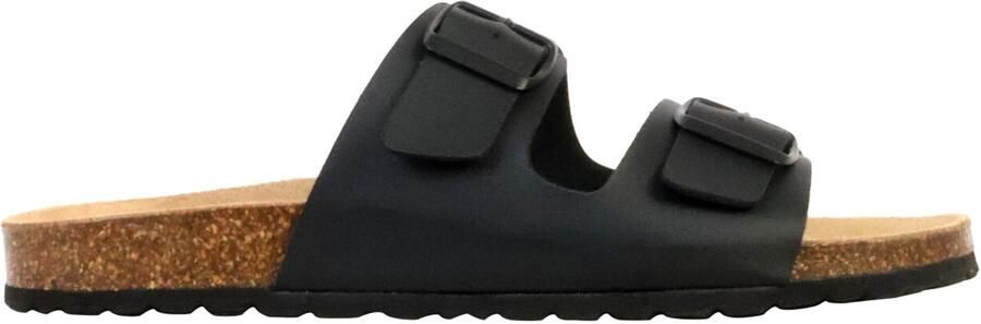 The Divine Factory Muiltjes 'Noga Mistral Edge Leder-Pantoletten' zwart - Foto 4