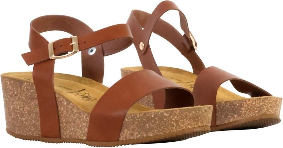The Divine Factory Noga Laura Edge leren sandalen met plateauzool - Foto 4