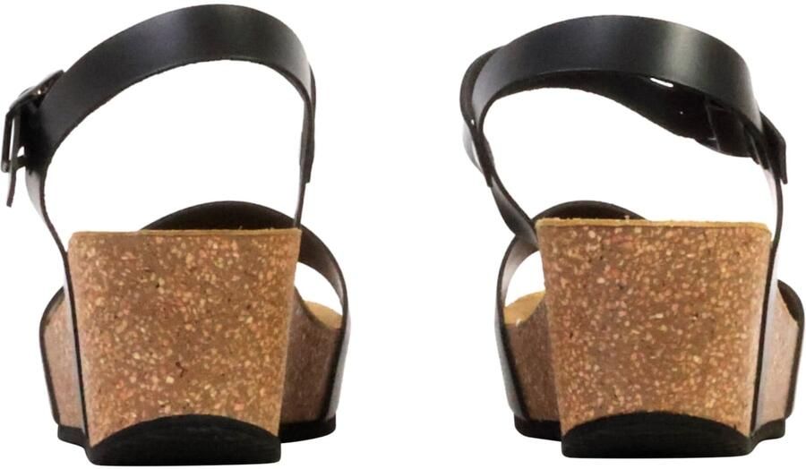 The Divine Factory Noga Laura Edge leren sandalen met plateauzool - Foto 6