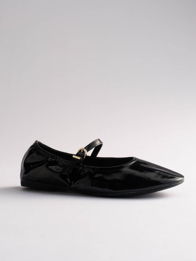 The Set Ballerina met riempjes zwart - Foto 3