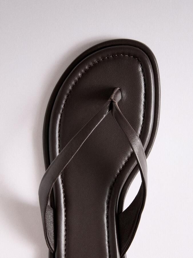 The Set Teenslipper bruin - Foto 5