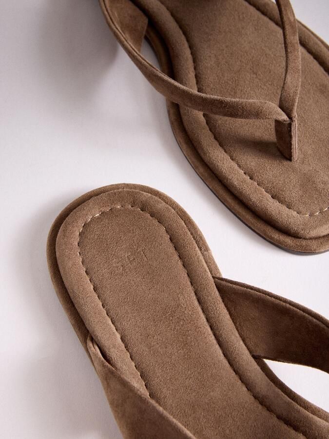 The Set Teenslipper bruin - Foto 2