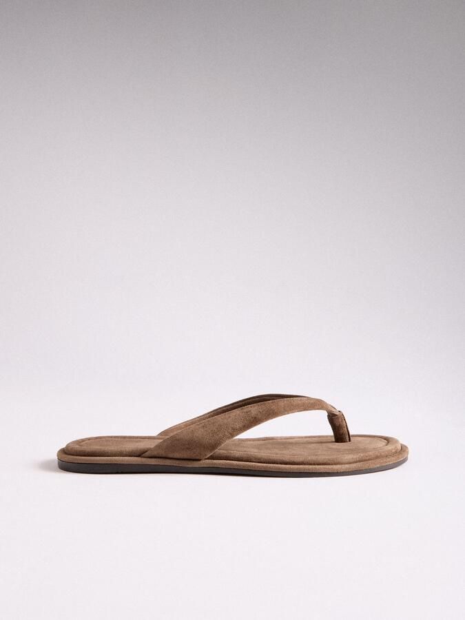 The Set Teenslipper bruin - Foto 4