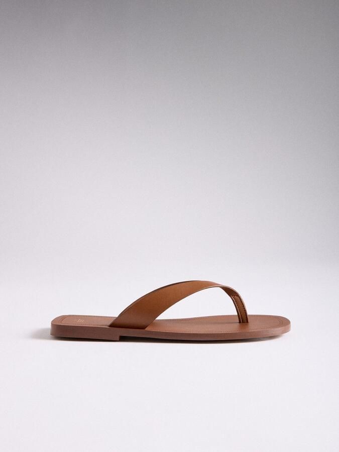 The Set Teenslipper bruin - Foto 5