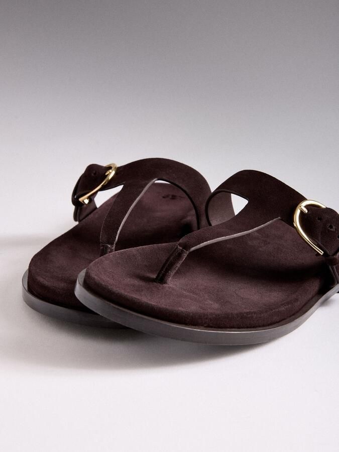 The Set Teenslipper chocoladebruin - Foto 3