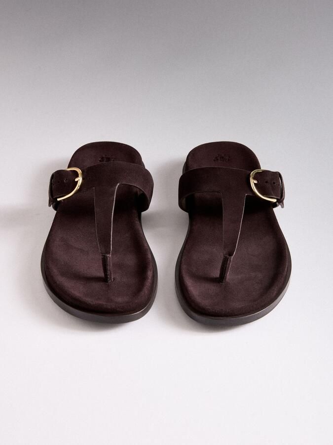 The Set Teenslipper chocoladebruin - Foto 5