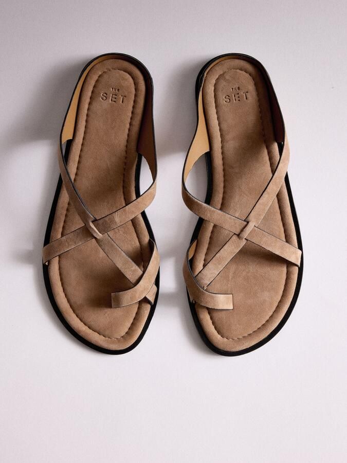 The Set Teenslipper cognac - Foto 2