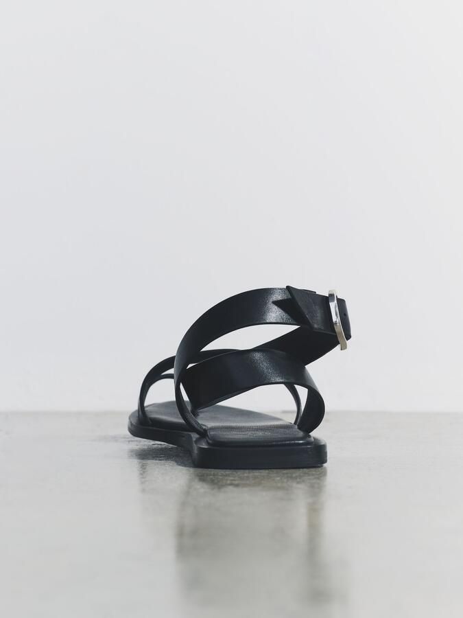 The Set Teenslipper zwart - Foto 4