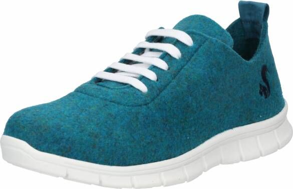 Thies Low-Top Sneakers PET Sneaker petrol vegan aus recycelten in blauw - Foto 4