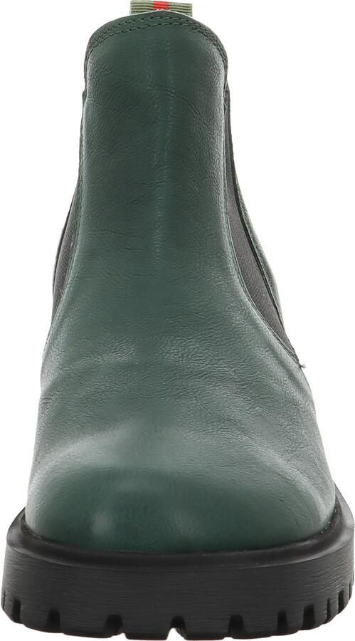 THINK! Chelsea boots 'Trento' donkergroen - Foto 5