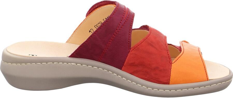 Think ! Slipper Camilla 3-000078-5110 Paars Rood Oranje Fire Combi