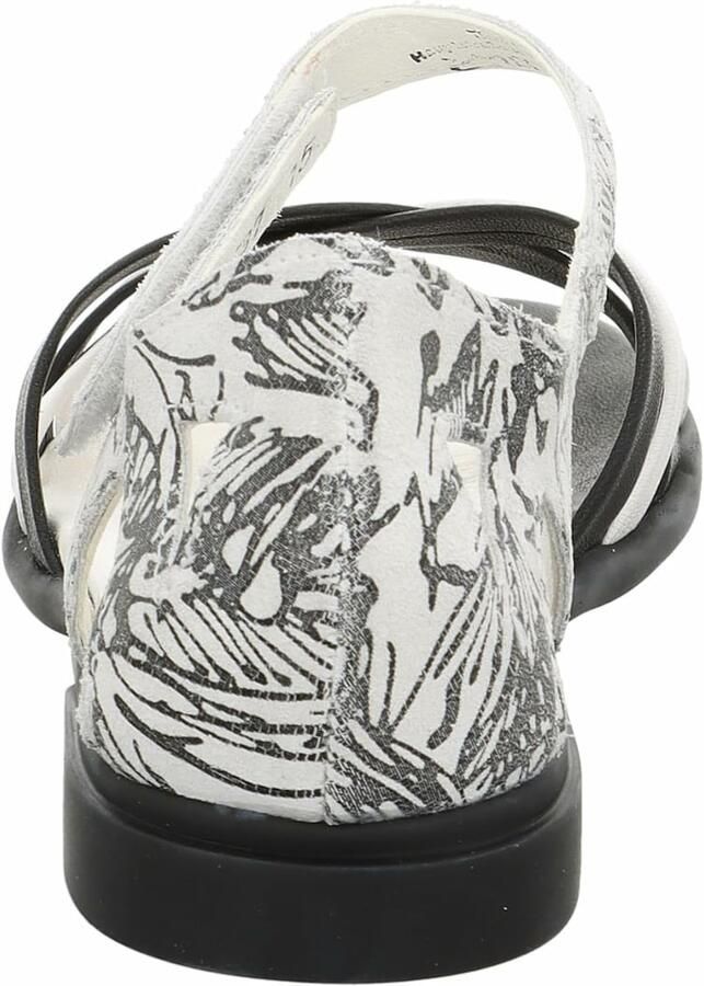 THINK! Sandalen met riem antraciet zwart wit - Foto 2