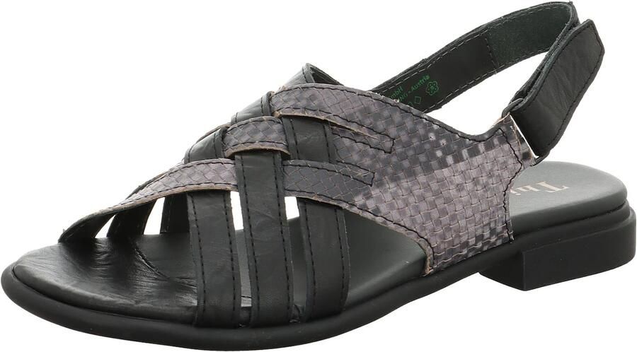 THINK! Sandalen met riem grijs donkergrijs zwart