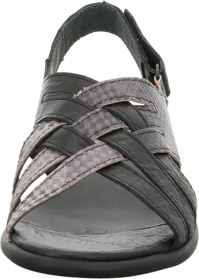 THINK! Sandalen met riem grijs donkergrijs zwart - Foto 3