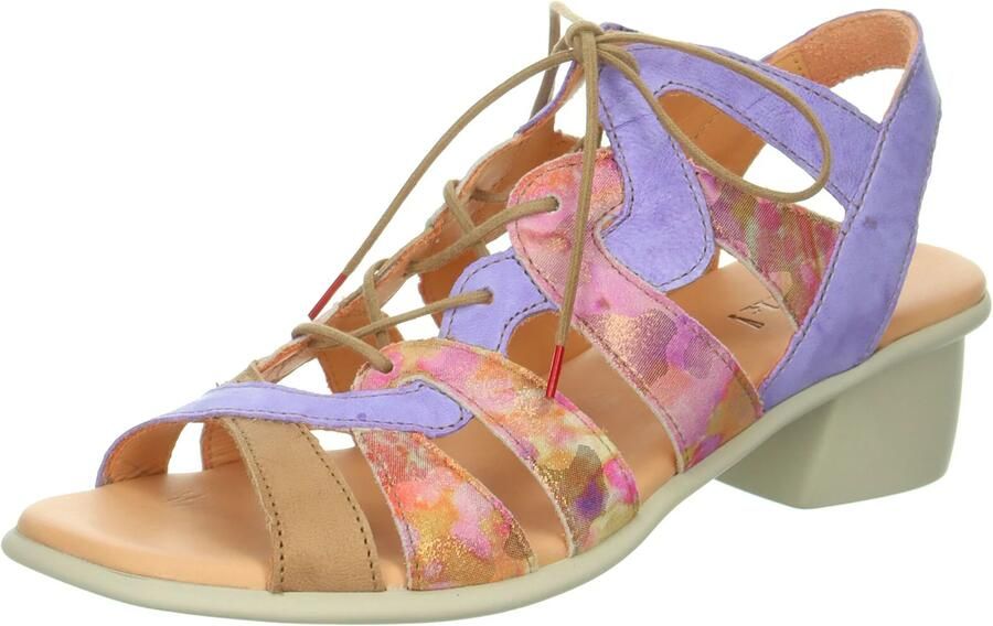 THINK! Sandalen met riem violetblauw