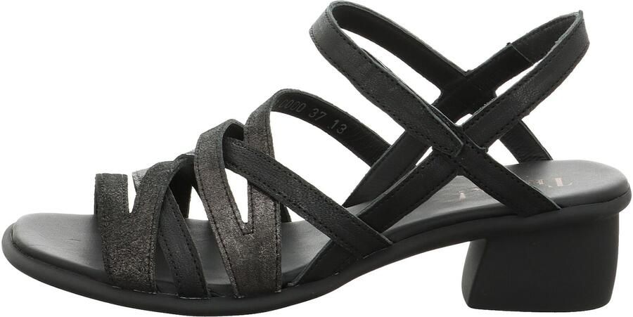 THINK! Sandalen met riem 'Vivi' bruin gemêleerd zwart - Foto 5