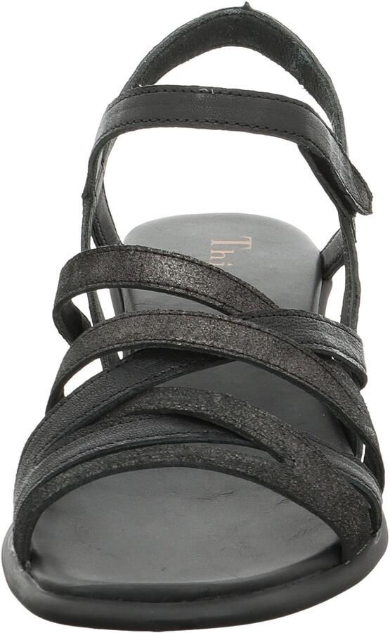 THINK! Sandalen met riem 'Vivi' bruin gemêleerd zwart - Foto 3