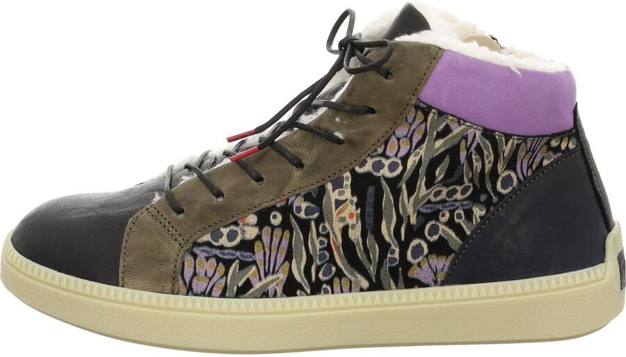THINK! Sneakers hoog 'Turna' gemengde kleuren zwart - Foto 2