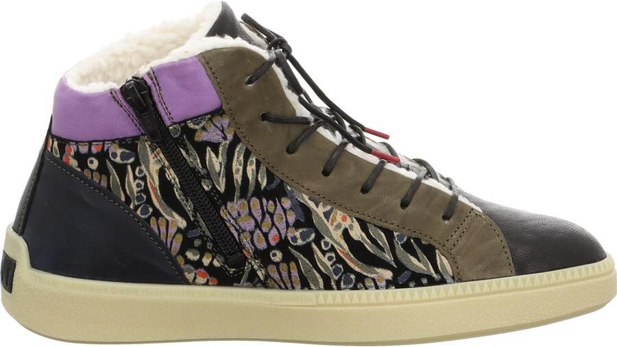 THINK! Sneakers hoog 'Turna' gemengde kleuren zwart - Foto 6