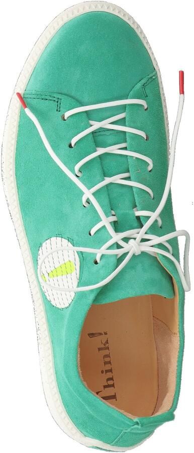 THINK! Sneakers laag 'Turna' geel limoen wit - Foto 6