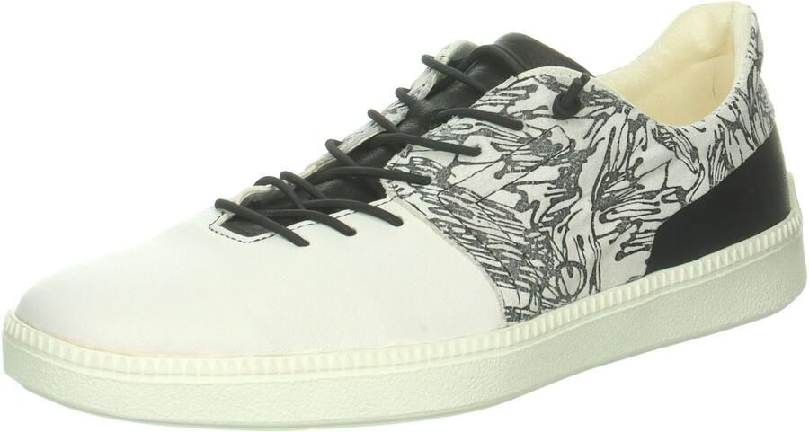 THINK! Sneakers laag 'Turna' grijs zwart wit