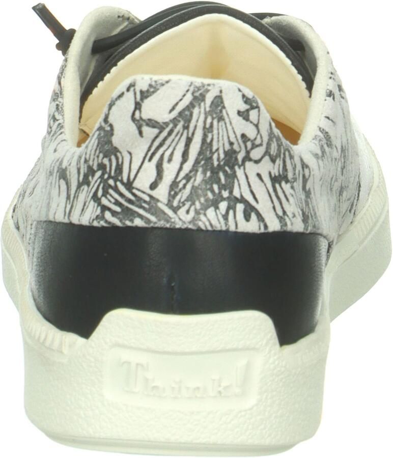 THINK! Sneakers laag 'Turna' grijs zwart wit - Foto 2