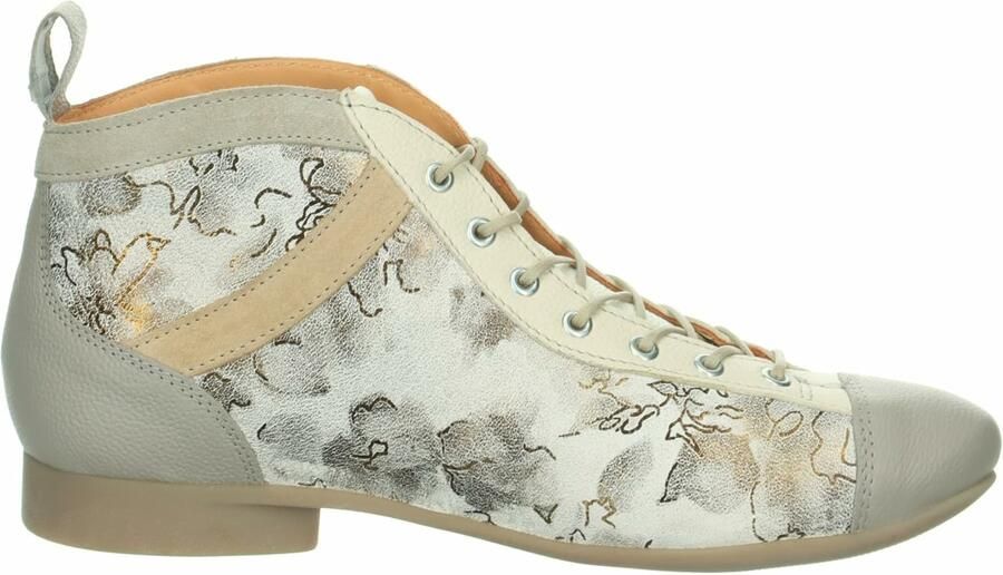 THINK! Veterlaarsjes 'Guad 2' lichtbeige grijs kaki pastelgroen - Foto 4