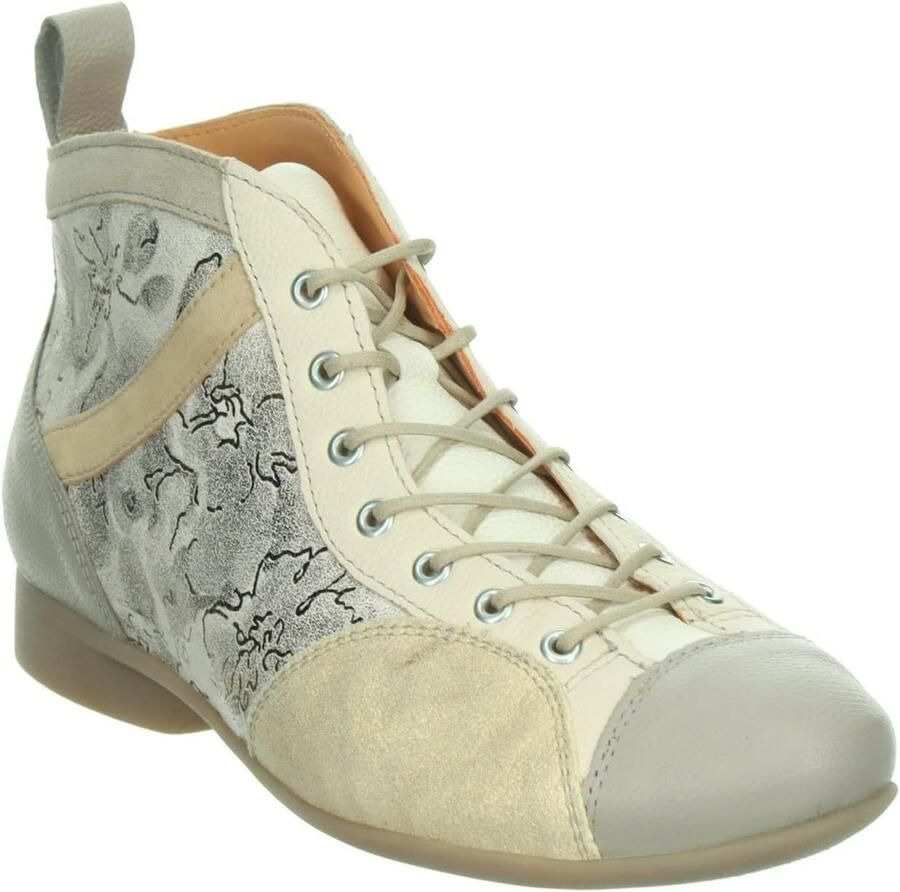 THINK! Veterlaarsjes 'Guad 2' lichtbeige grijs kaki pastelgroen - Foto 2