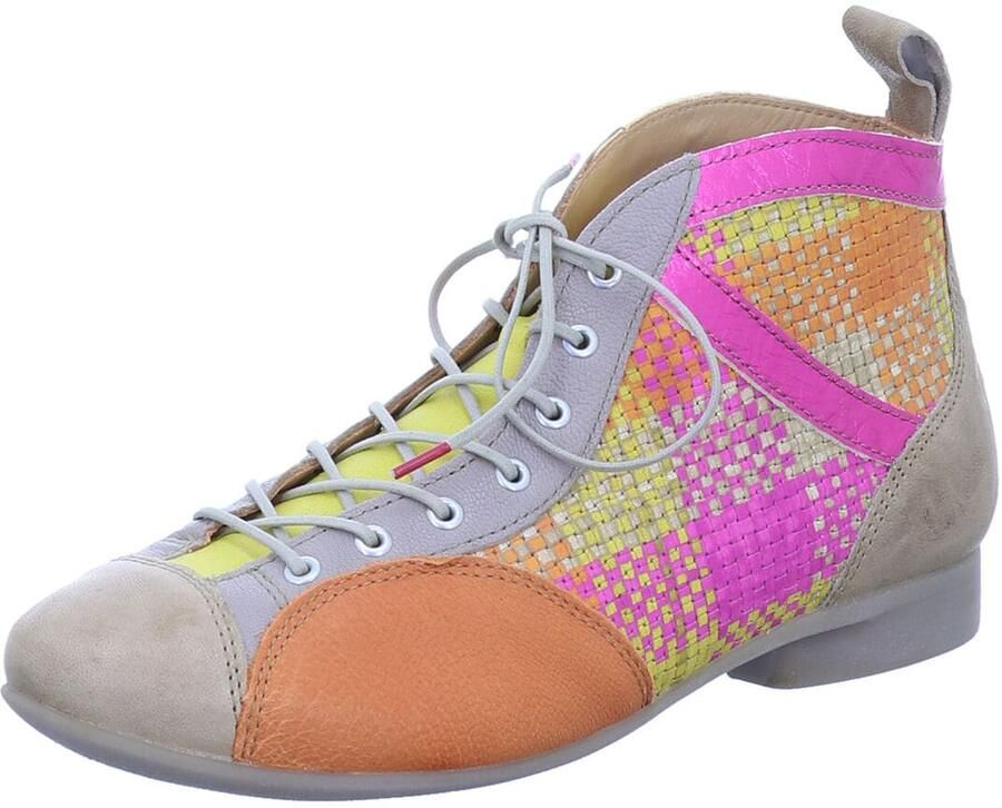 THINK! Veterlaarzen 'Guad2' beige geel oranje fuchsia