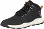 Timberland Brooklyn City Mid Hoge sneakers Leren Sneaker Zwart - Thumbnail 4