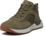 Timberland Voyager Park Mid Lace Up Sneaker Vrijetijdsschoenen groen suede - Thumbnail 2