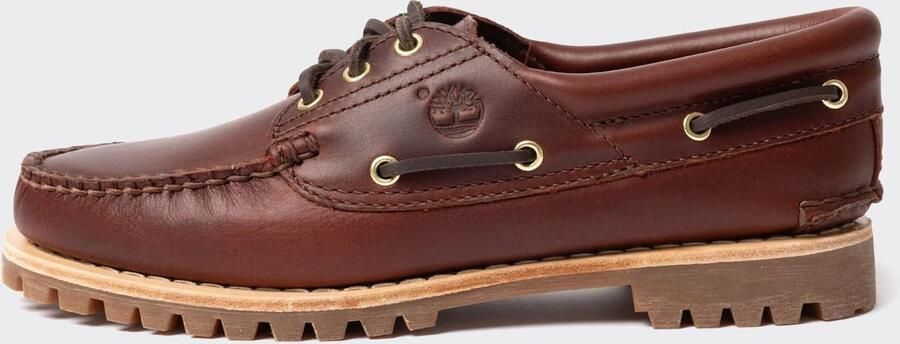 TIMBERLAND Lage schoen 'TB0A19VAD571 Authentic BOAT SHOE ROOTBEER' bruin